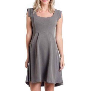 Lilac Maternity Fit & Flare Dress